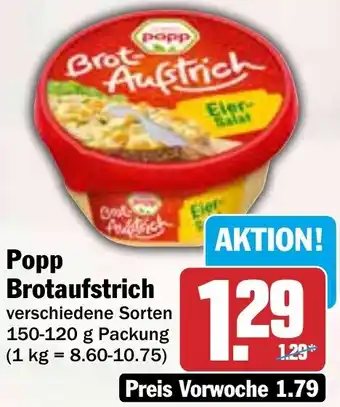 HIT Popp Brotaufstrich Angebot