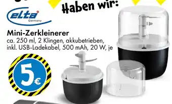 TEDi elta Mini-Zerkleinerer Angebot