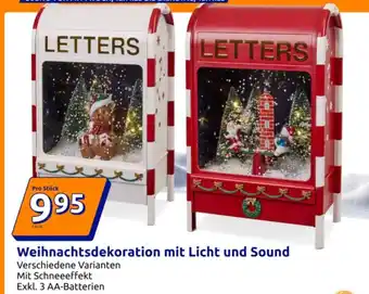 Action Weihnachtsdekoration mit Licht und Sound Angebot