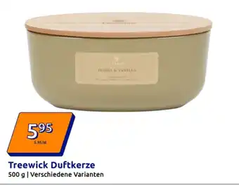Action Treewick Duftkerze Angebot