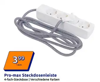 Action Pro-max Steckdosenleiste Angebot