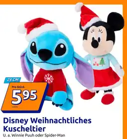 Action Disney Weihnachtliches Kuscheltier Angebot