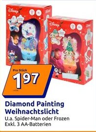 Action Diamond Painting Weihnachtslicht Angebot