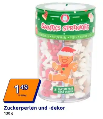Action Zuckerperlen und -dekor Angebot