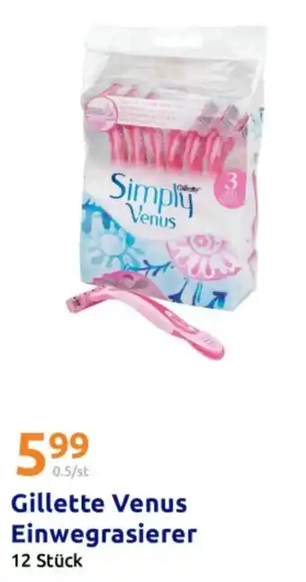 Action Gillette Venus Einwegrasierer Angebot