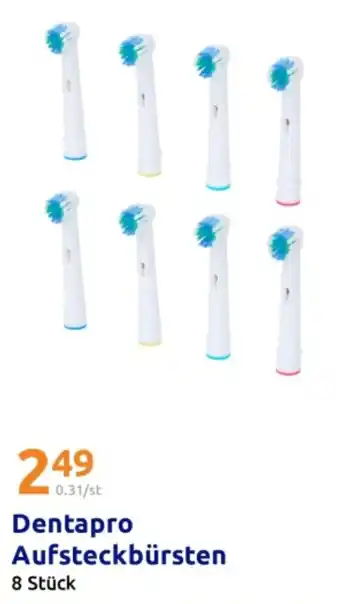 Action Dentapro Aufsteckbürsten Angebot