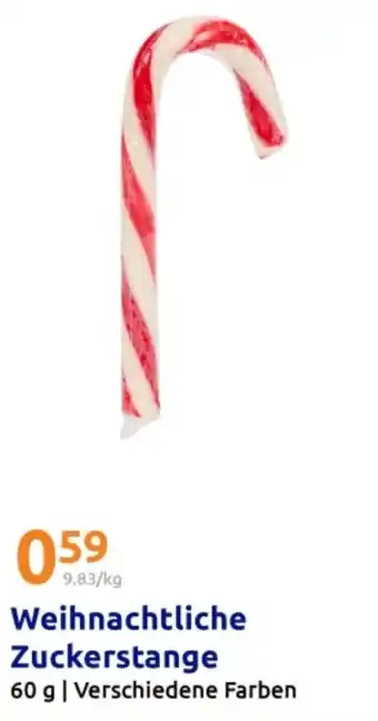 Action Weihnachtliche Zuckerstange Angebot