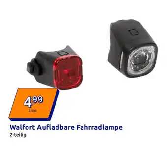 Action Walfort Aufladbare Fahrradlampe 2-teilig Angebot