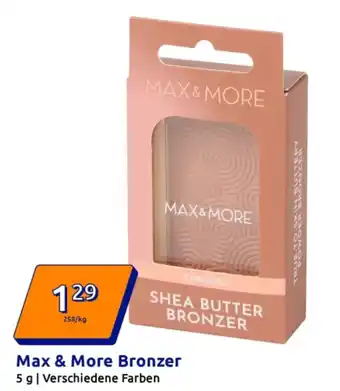 Action Max & More Bronzer Angebot