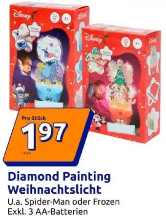Action Disney diamond painting weihnachtslicht spider-man Angebot