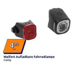 Action Walfort aufladbare fahrradlampe Angebot