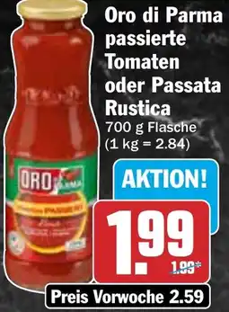 HIT Oro di Parma passierte Tomaten oder Passata Rustica Angebot