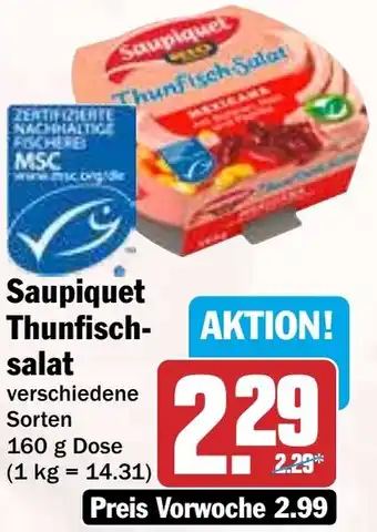 HIT Saupiquet Thunfischsalat Angebot