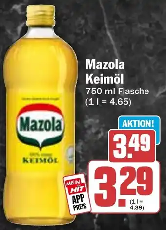 HIT Mazola Keimöl Angebot