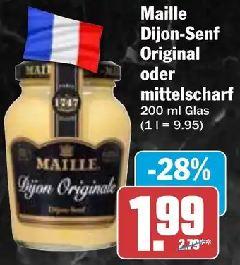 HIT Maille Dijon-Senf Original oder mittelscharf Angebot