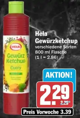 HIT Hela Gewürzketchup Angebot
