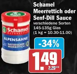 HIT Schamel Meerrettich oder Senf-Dill Sauce Angebot