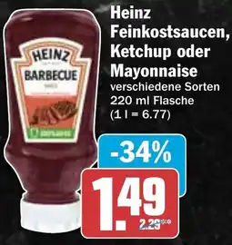 HIT Heinz Feinkostsaucen, Ketchup oder Mayonnaise Angebot