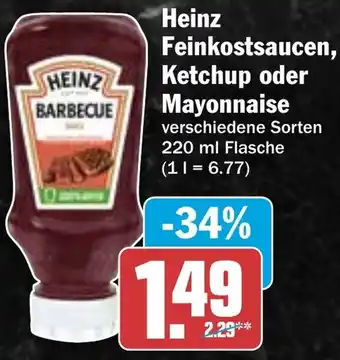 HIT Heinz Feinkostsaucen, Ketchup oder Mayonnaise Angebot