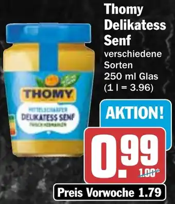 HIT Thomy Delikatess Senf Angebot