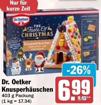 HIT Dr. Oetker Knusperhäuschen Angebot