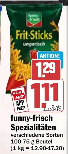 HIT funny-frisch Spezialitäten Angebot