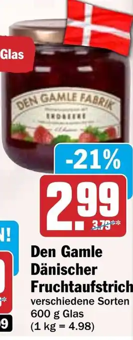 HIT Den Gamle Dänischer Fruchtaufstrich Angebot