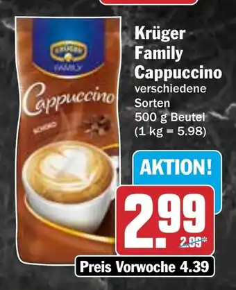 HIT Krüger Family Cappuccino Angebot