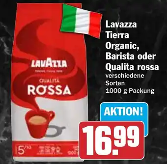 HIT Lavazza Tierra Organic, Barista oder Qualita rossa Angebot