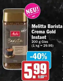 HIT Melitta Barista Crema Gold Instant Angebot