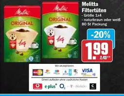 HIT Melitta Filtertüten Angebot