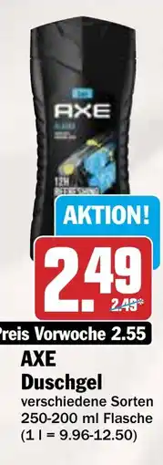 HIT AXE Duschgel Angebot