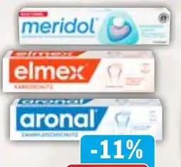 HIT aronal, elmex oder meridol Zahnpasta Angebot