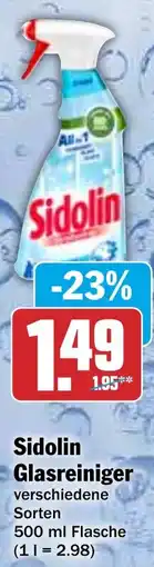 HIT Sidolin Glasreiniger Angebot