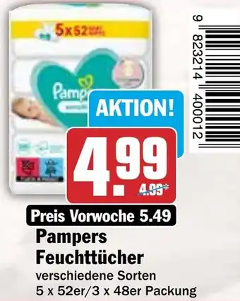 HIT Pampers Feuchttücher Angebot