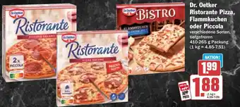 HIT Dr. Oetker Ristorante Pizza, Flammkuchen oder Piccola Angebot
