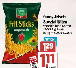 HIT funny-frisch Spezialitäten Angebot