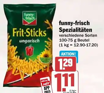 HIT funny-frisch Spezialitäten Angebot