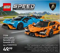 Galeria LEGO SPEED CHAMPIONS 77238 Lamborghini Revuelto und Huracán STO Angebot