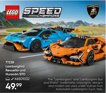 Galeria LEGO SPEED CHAMPIONS 77238 Lamborghini Revuelto und Huracán STO Angebot