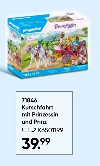 Galeria playmobil 71846 Kutschfahrt mit Prinzessin und Prinz Angebot