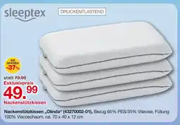 Möbelzentrum Pforzheim Sleeptex nackenstützkissen olinda Angebot