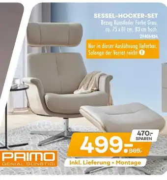 Möbel Kraft Primo sessel-hocker-set Angebot