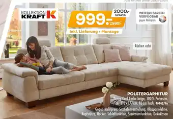 Möbel Kraft Polstergarnitur Angebot