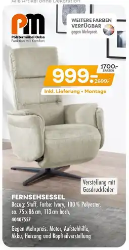Möbel Kraft Polstermöbel oelsa fernsehsessel Angebot