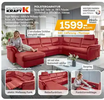Möbel Kraft Kollektion kraft polstergarnitur Angebot
