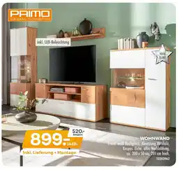 Möbel Kraft Primo wohnwand Angebot