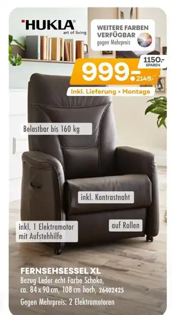 Möbel Kraft Hukla fernsehsessel xl Angebot