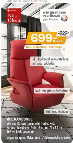 Möbel Kraft Nils olsen relaxsessel Angebot