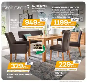 Möbel Kraft Wohnwert bank Angebot